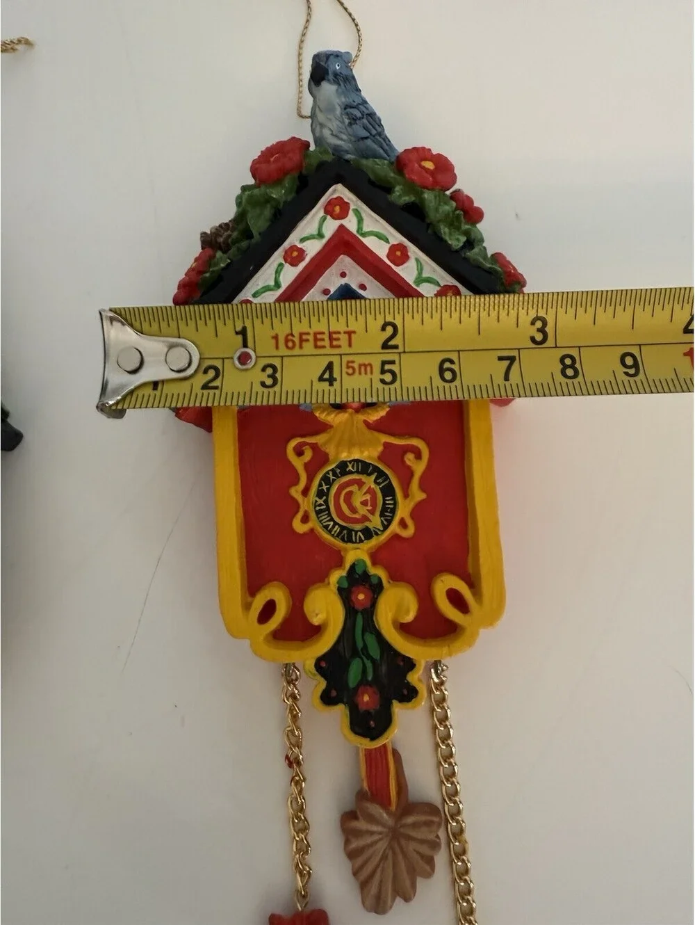 HOUSE OF LLOYD Christmas AROUND THE WORLD Cuckoo Clock Ornament Set Of 2 #530532